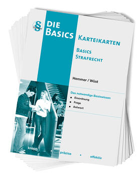Hemmer / Wüst | Karteikarten Basics Strafrecht | Buch | 978-3-96838-041-4 | sack.de