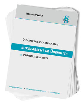 Hemmer / Wüst | Europarecht im Überblick | Sonstiges | 978-3-96838-048-3 | sack.de