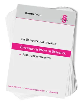 Hemmer / Wüst | Hemmer, K: Assessor Karteikarten Öffentliches Recht/Über. | Sonstiges | 978-3-96838-056-8 | sack.de