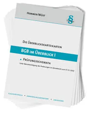 Hemmer / Wüst | Hemmer, K: BGB im Überblick I | Sonstiges | 978-3-96838-077-3 | sack.de