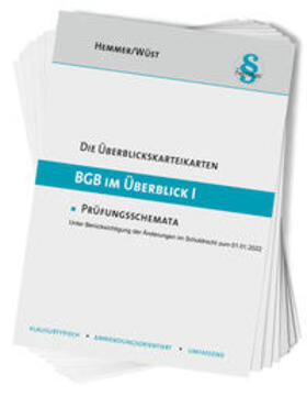 Wüst / Hemmer | Hemmer, K: BGB im Überblick I | Sonstiges | 978-3-96838-077-3 | sack.de