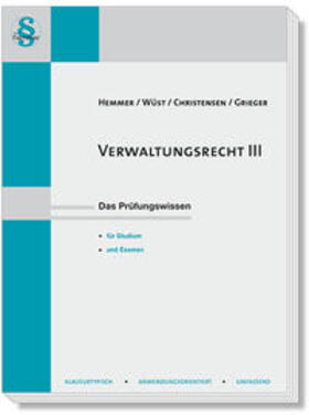 Hemmer / Wüst / Christensen | Verwaltungsrecht III | Buch | 978-3-96838-091-9 | sack.de