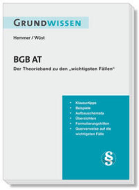 Hemmer / Wüst / d'Alquen | Grundwissen BGB AT | Buch | 978-3-96838-099-5 | sack.de