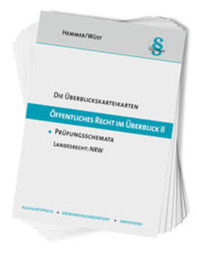 Hemmer / Wüst / Hein |  Überblickskarteikarten Öffentliches Recht im Überblick II - NRW | Buch |  Sack Fachmedien