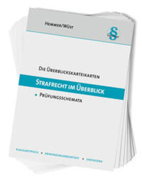 Hemmer / Wüst | Die Überblickskarteikarten Strafrecht im Überblick | Sonstiges | 978-3-96838-205-0 | sack.de