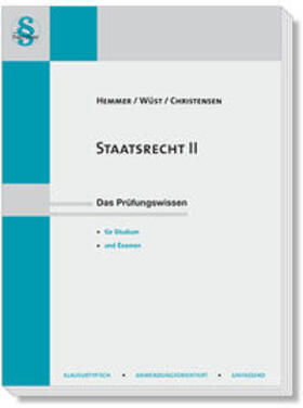Hemmer / Wüst / Christensen | Staatsrecht II | Buch | 978-3-96838-212-8 | sack.de