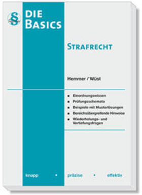 Hemmer / Wüst / Berberich | Basics Strafrecht | Buch | 978-3-96838-228-9 | sack.de