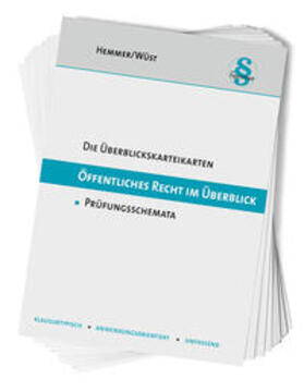 Hemmer / Wüst | Überblickskarteikarten Offentliches Recht | Buch | 978-3-96838-255-5 | sack.de