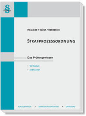 Hemmer / Wüst / Berberich | Strafprozessordnung | Buch | 978-3-96838-264-7 | sack.de