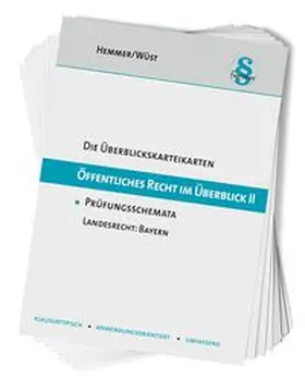 Hemmer / Wüst |  Die Überblickskarteikarten Öffentliches Recht im Überblick II | Buch |  Sack Fachmedien