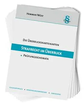 Hemmer / Wüst | Die Überblickskarteikarten Strafrecht im Überblick | Buch | 978-3-96838-377-4 | www.sack.de