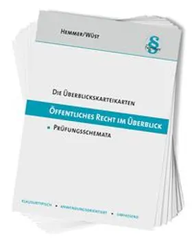 Hemmer / Wüst |  Die Überblickskarteikarten Öffentliches Recht im Überblick | Buch |  Sack Fachmedien