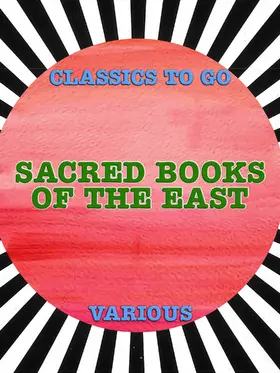 Various |  Sacred Books of the East | eBook | Sack Fachmedien