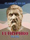 Plato |  Euthyphro | eBook | Sack Fachmedien