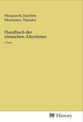 Marquardt |  Handbuch der römischen Altertümer | Buch |  Sack Fachmedien