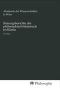 Akademie der Wissenschaften in Wien |  Sitzungsberichte der philosophisch-historischen Klasse | Buch |  Sack Fachmedien