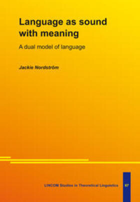 Nordström | Language as sound with meaning | Buch | 978-3-96939-132-7 | sack.de