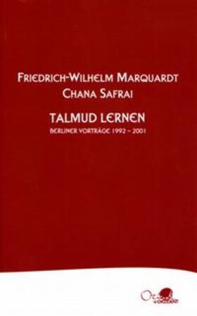 Marquardt / Safrai / Pangritz | Talmud lernen | Buch | 978-3-9806216-6-3 | sack.de