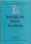 Barthel / Marquardt / Weigel |  Beiträge zur Kleist-Forschung 2000 | Buch |  Sack Fachmedien