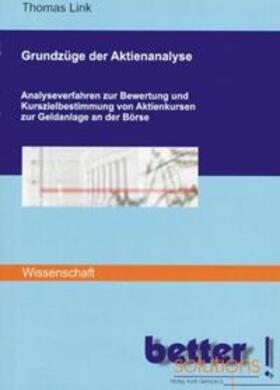 Link | Grundzüge der Aktienanalyse | Buch | 978-3-9807279-4-5 | sack.de