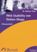 Yom |  Web Usability von Online-Shops | Buch |  Sack Fachmedien