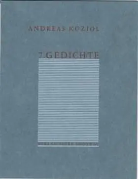 Koziol |  7 Gedichte | Buch |  Sack Fachmedien