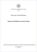 Neuss / Holly |  Sprache und Politik im vereinten Europa | Buch |  Sack Fachmedien