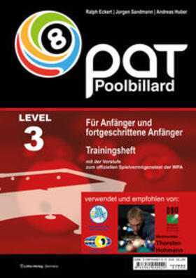Eckert / Sandmann / Huber | Pool Billard Trainingsheft PAT 3 | Buch | 978-3-9810400-2-9 | sack.de