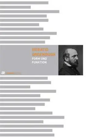  Horatio Greenough: Form und Funktion | Buch |  Sack Fachmedien