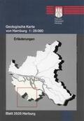 Ehlers / Geologisches Landesamt Hamburg |  Geologische Karte von Hamburg - Blatt 2525 Harburg | Buch |  Sack Fachmedien