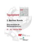 Uhlmann |  Berliner Runde 2008 - Neue Konzepte für Werkzeugmaschinen | Buch |  Sack Fachmedien