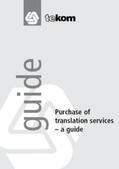 Kraus / Schmitz / Wallberg |  Purchase of translation services - A guide | Buch |  Sack Fachmedien