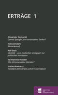 Demandt / Förderstiftung Konservative Bildung und Forschung (FKBF) / Adam |  Erträge | Buch |  Sack Fachmedien