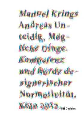 Krings / Unteidig |  Mögliche Dinge | Buch |  Sack Fachmedien