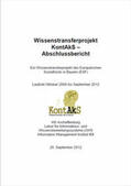 Schumacher / Hofmann / Alm |  Wissenstransferprojekt KontAkS - Abschlussbericht | Buch |  Sack Fachmedien