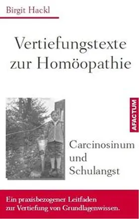 Hackl |  Carcinosinum und Schulangst | Buch |  Sack Fachmedien
