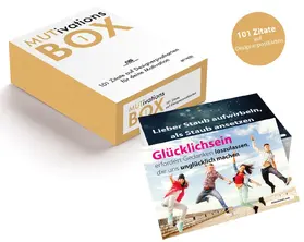 Schmidt |  MUTivationsbox - 101 Zitate auf Designerpostkarten für deine Motivation | Sonstiges |  Sack Fachmedien