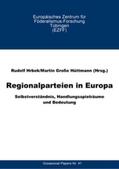  Regionalparteien in Europa | Buch |  Sack Fachmedien