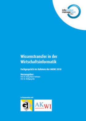 Bensberg / Auth / Czarnecki | Wissenstransfer in der Wirtschaftsinformatik | Medienkombination | 978-3-9818442-0-7 | sack.de