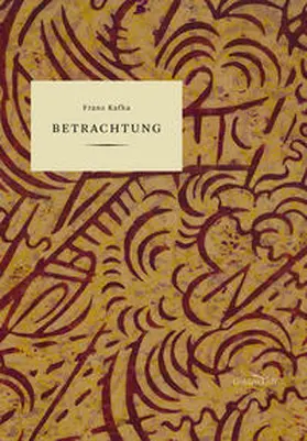 Kafka |  Betrachtung | Buch |  Sack Fachmedien