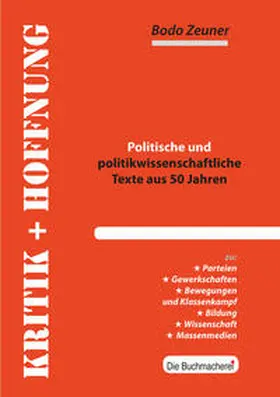 Zeuner |  Kritik und Hoffnung | Buch |  Sack Fachmedien