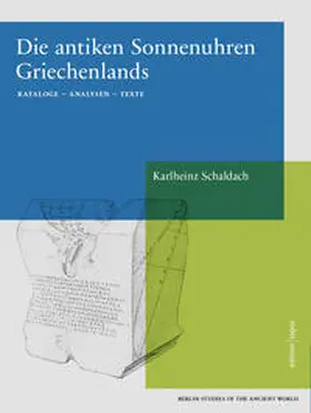 Schaldach |  Die antiken Sonnenuhren Griechenlands Teil 2 | Buch |  Sack Fachmedien