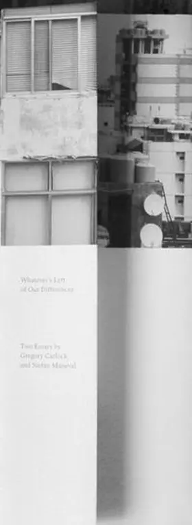 Carlock / Maneval |  Whatever's Left of Our Differences | Buch |  Sack Fachmedien