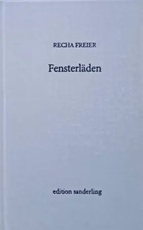 Freier |  Fensterläden | Buch |  Sack Fachmedien