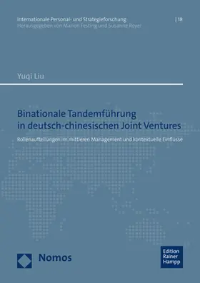 Liu |  Binationale Tandemführung in deutsch-chinesischen Joint Ventures | Buch |  Sack Fachmedien