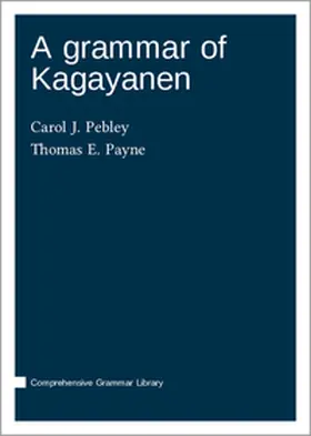 Pebley / Payne |  A grammar of Kagayanen | Buch |  Sack Fachmedien