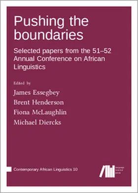 Essegbey / Diercks / Henderson |  Pushing the boundaries | Buch |  Sack Fachmedien