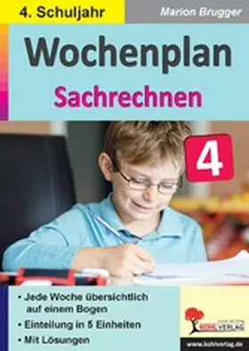 Brugger | Wochenplan Sachrechnen / Klasse 4 | E-Book | www.sack.de
