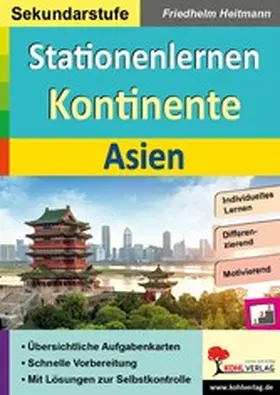 Heitmann |  Stationenlernen Kontinente / Asien | eBook | Sack Fachmedien