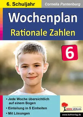 Pantenburg |  Wochenplan Rationale Zahlen / Klasse 6 | eBook | Sack Fachmedien